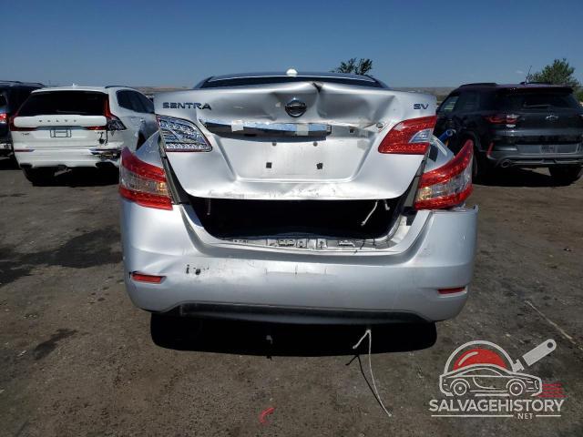 3N1AB7AP7FL650672 2015 NISSAN SENTRA photo no. 6