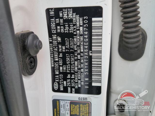 5XYKT3A64EG447503 2014 KIA SORENTO photo no. 13