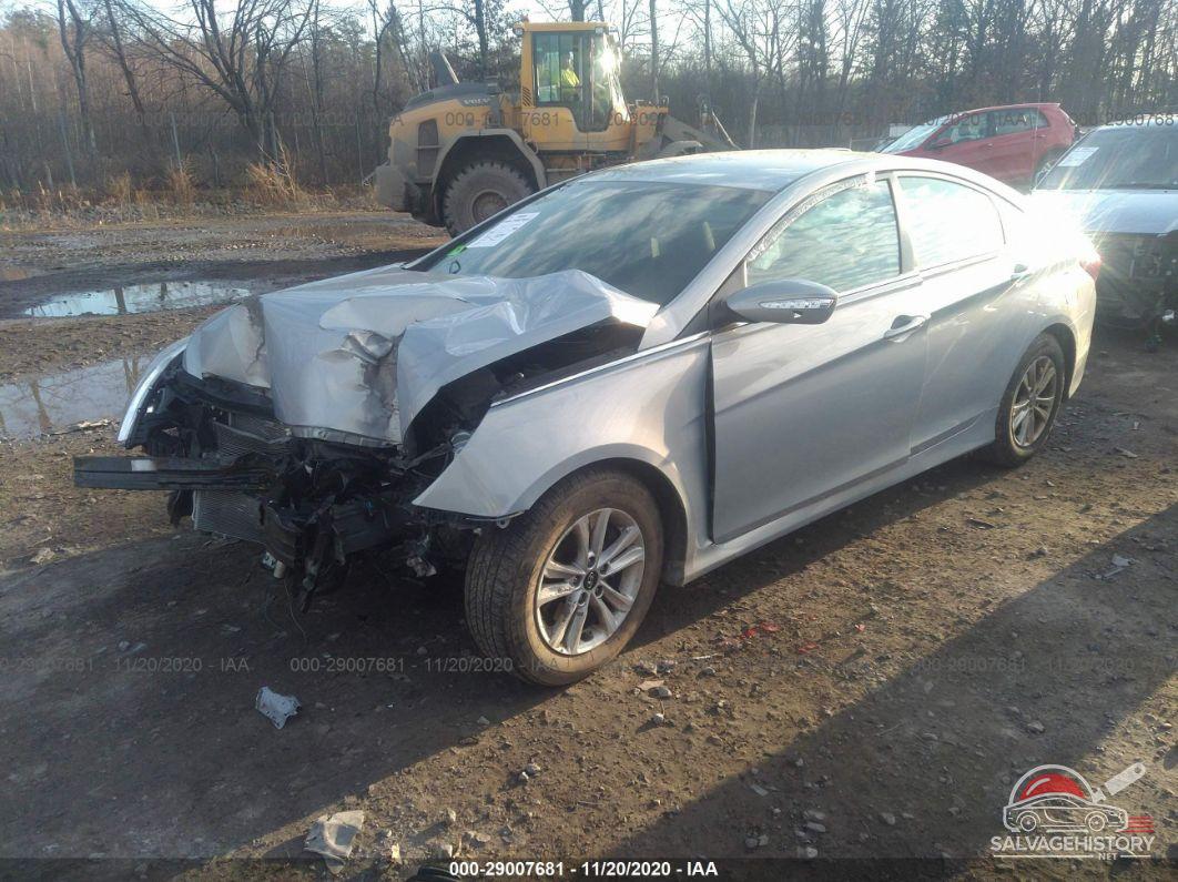 5NPEB4AC2EH833437 2014 HYUNDAI SONATA photo no. 2