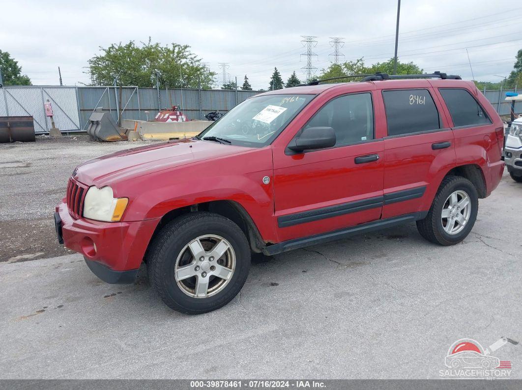 1J4HR48NX5C638868 2005 JEEP GRAND CHEROKEE photo no. 2