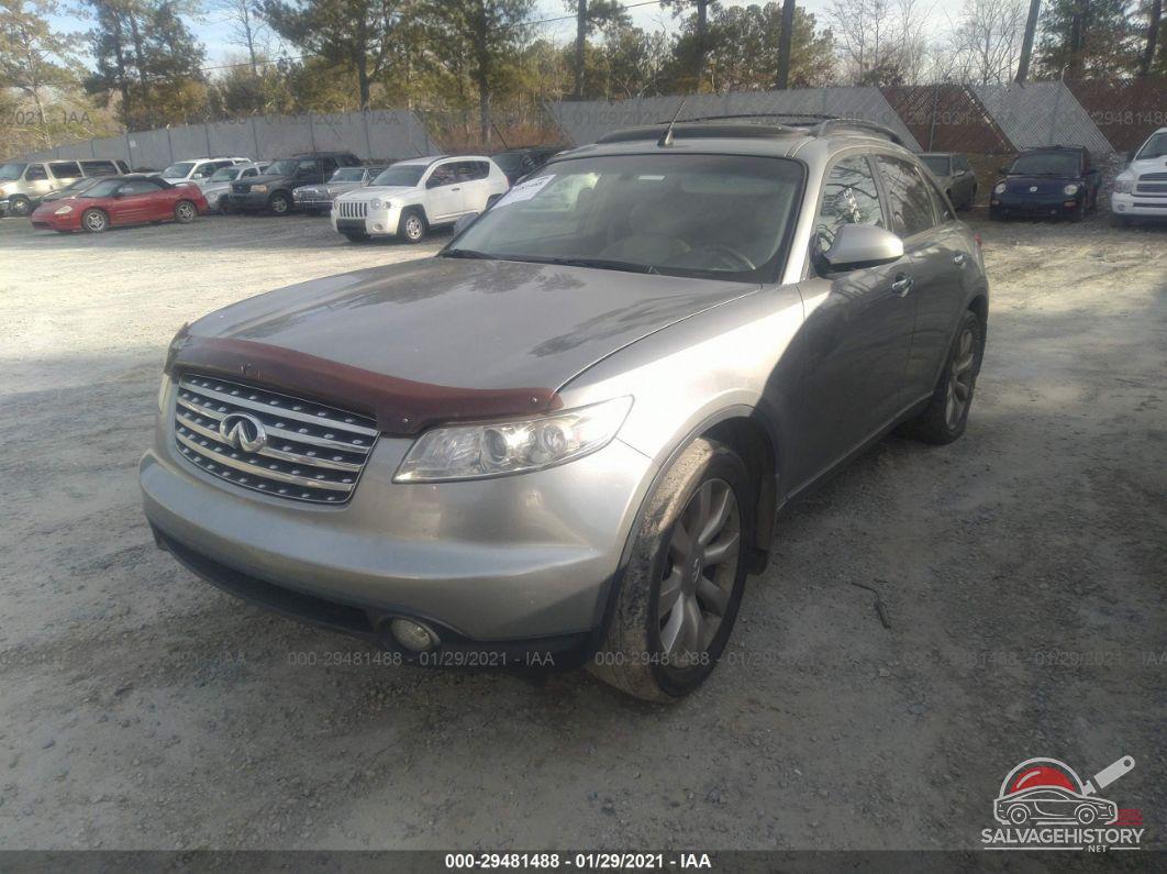 JNRBS08W13X401645 2003 INFINITI FX45 photo no. 2