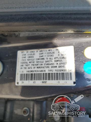 1HGCM567X7A148035 2007 HONDA ACCORD photo no. 12
