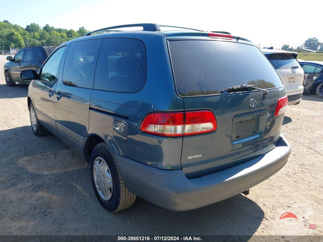 4T3ZF13CX1U321428 2001 TOYOTA SIENNA photo no. 3