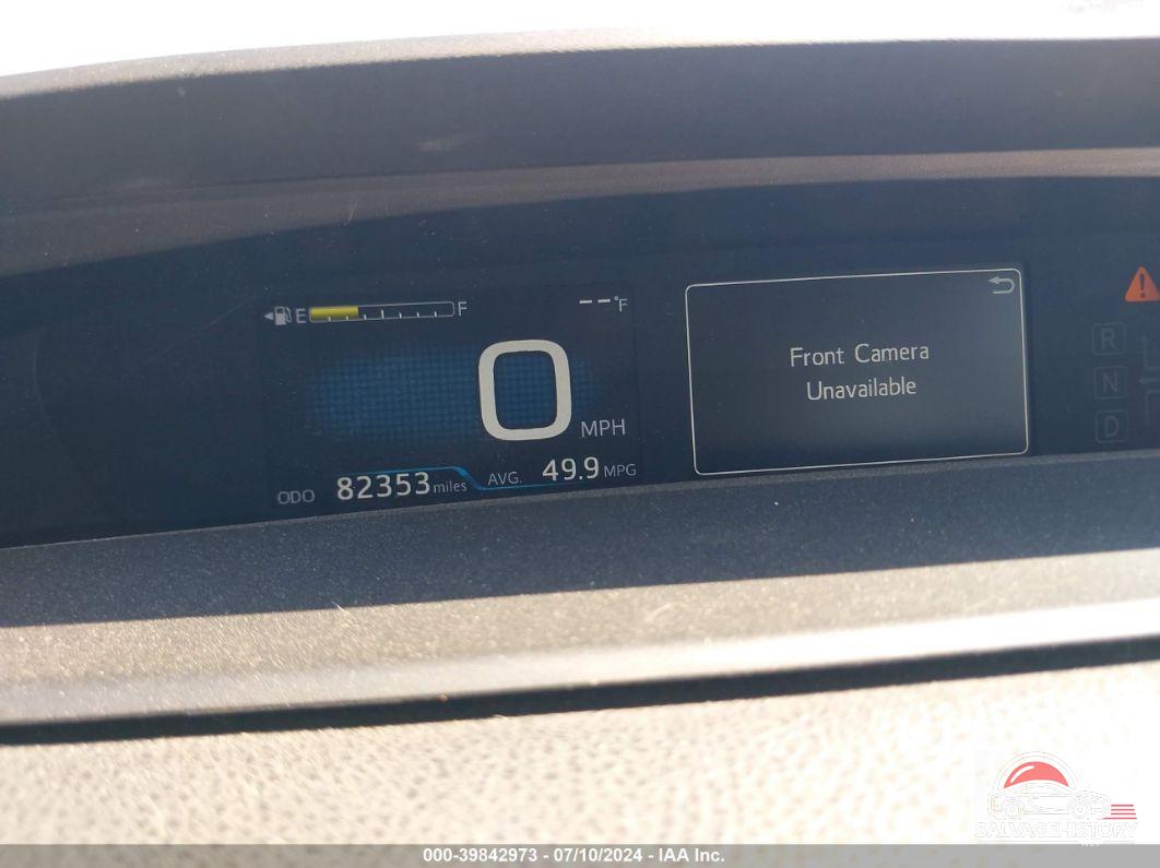 JTDKARFU2K3099166 2019 TOYOTA PRIUS photo no. 7