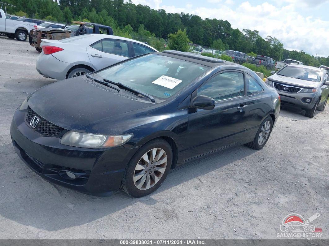 2HGFG11849H501029 2009 HONDA CIVIC photo no. 2