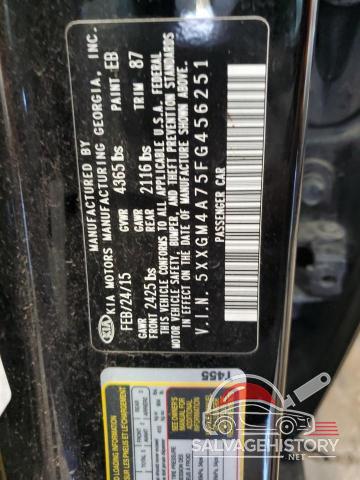 5XXGM4A75FG456251 2015 KIA OPTIMA photo no. 12