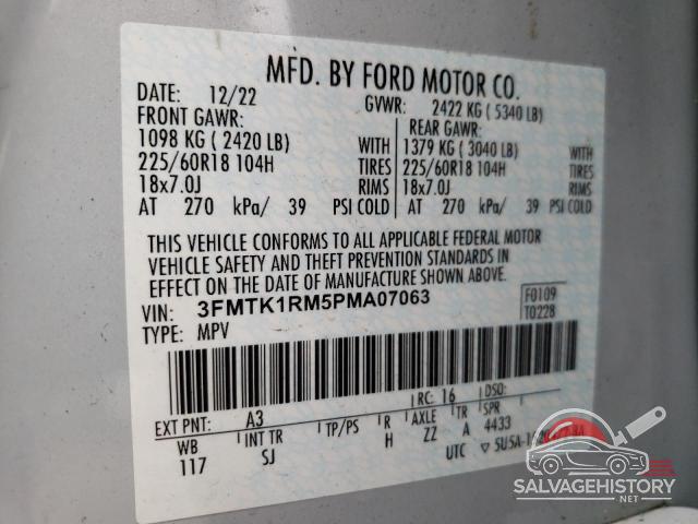 3FMTK1RM5PMA07063 2023 FORD MUSTANG photo no. 13