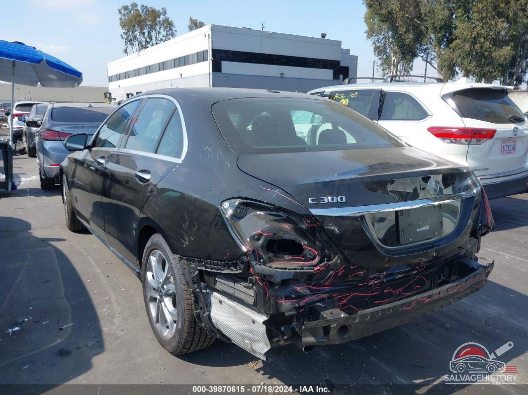 55SWF4JB8JU257022 2018 MERCEDES-BENZ C 300 photo no. 3