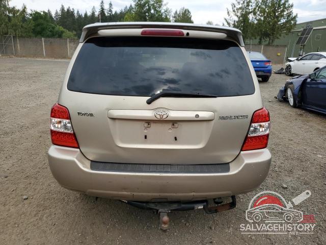 JTEEW21A160013254 2006 TOYOTA HIGHLANDER photo no. 6