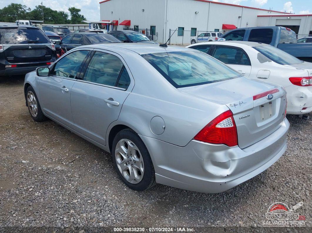 3FAHP0HA2BR241899 2011 FORD FUSION photo no. 3