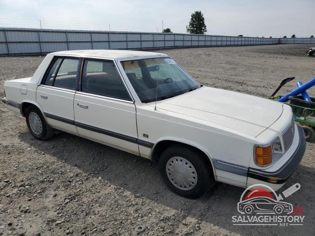 1P3BP36D1HF102027 1987 PLYMOUTH RELIANT photo no. 4
