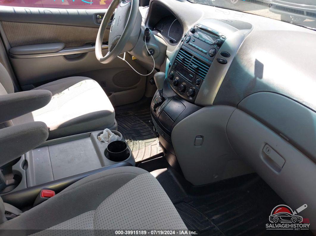 5TDZK23CX9S226480 2009 TOYOTA SIENNA photo no. 5