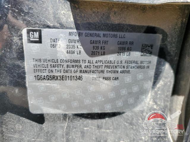 1G6AG5RX3E0101346 2014 CADILLAC ATS photo no. 13