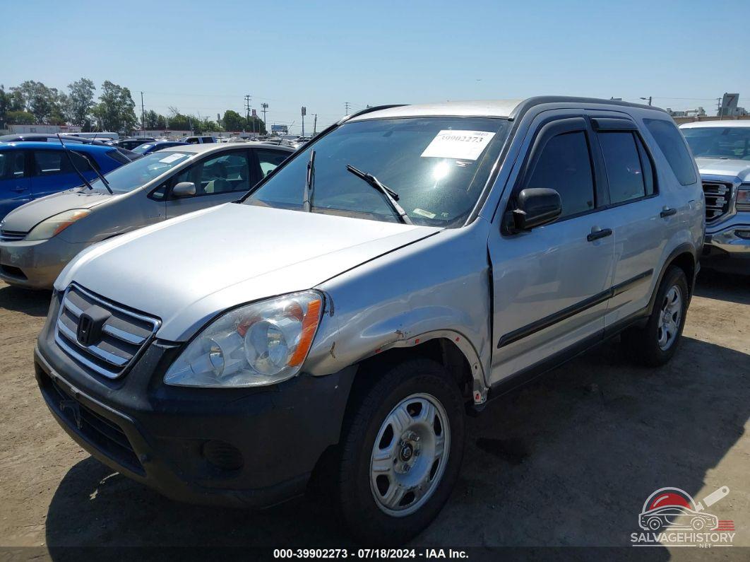 JHLRD68565C010071 2005 HONDA CR-V photo no. 2