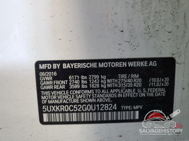 5UXKR0C52G0U12824 2016 BMW X5 photo no. 13