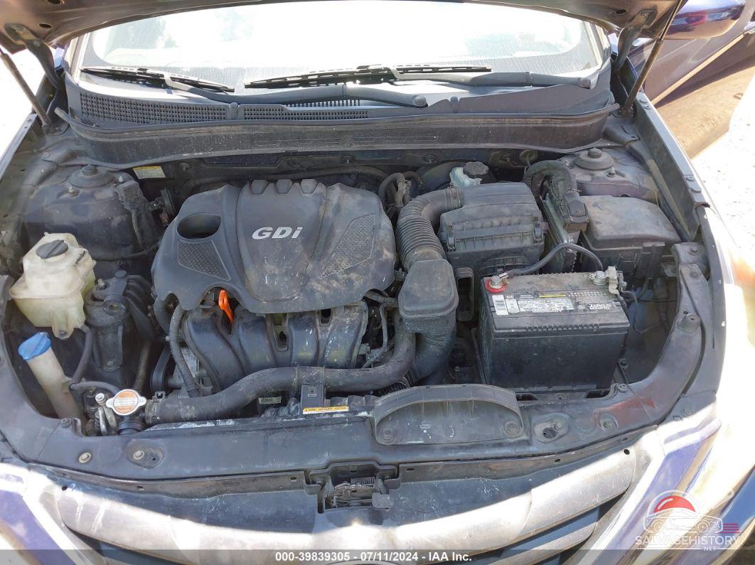 5NPEB4ACXCH383050 2012 HYUNDAI SONATA photo no. 10