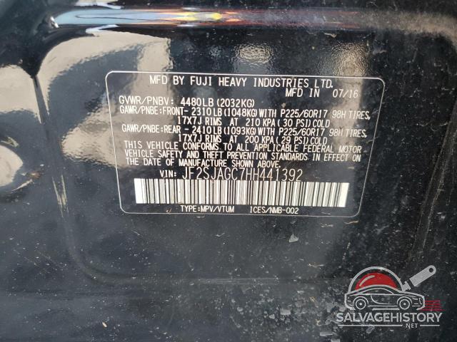 JF2SJAGC7HH441392 2017 SUBARU FORESTER photo no. 13