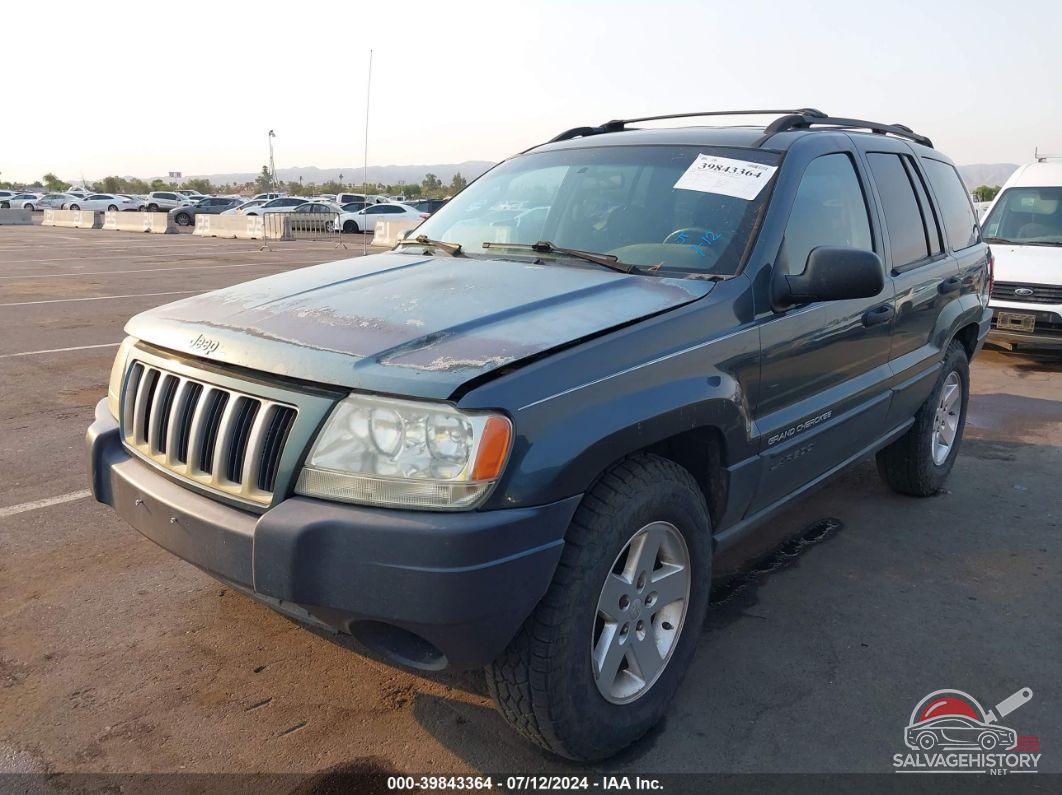 1J4GW48S64C109295 2004 JEEP GRAND CHEROKEE photo no. 2