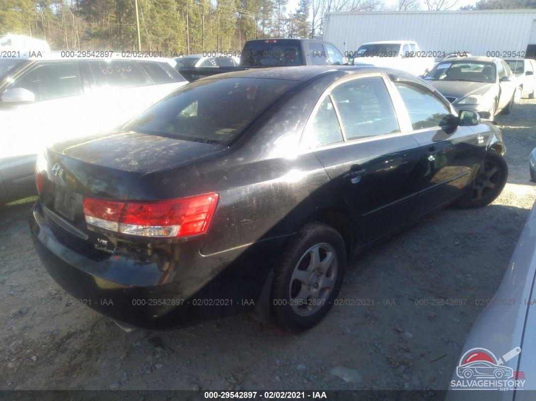 5NPEU46F96H113034 2006 HYUNDAI SONATA photo no. 4