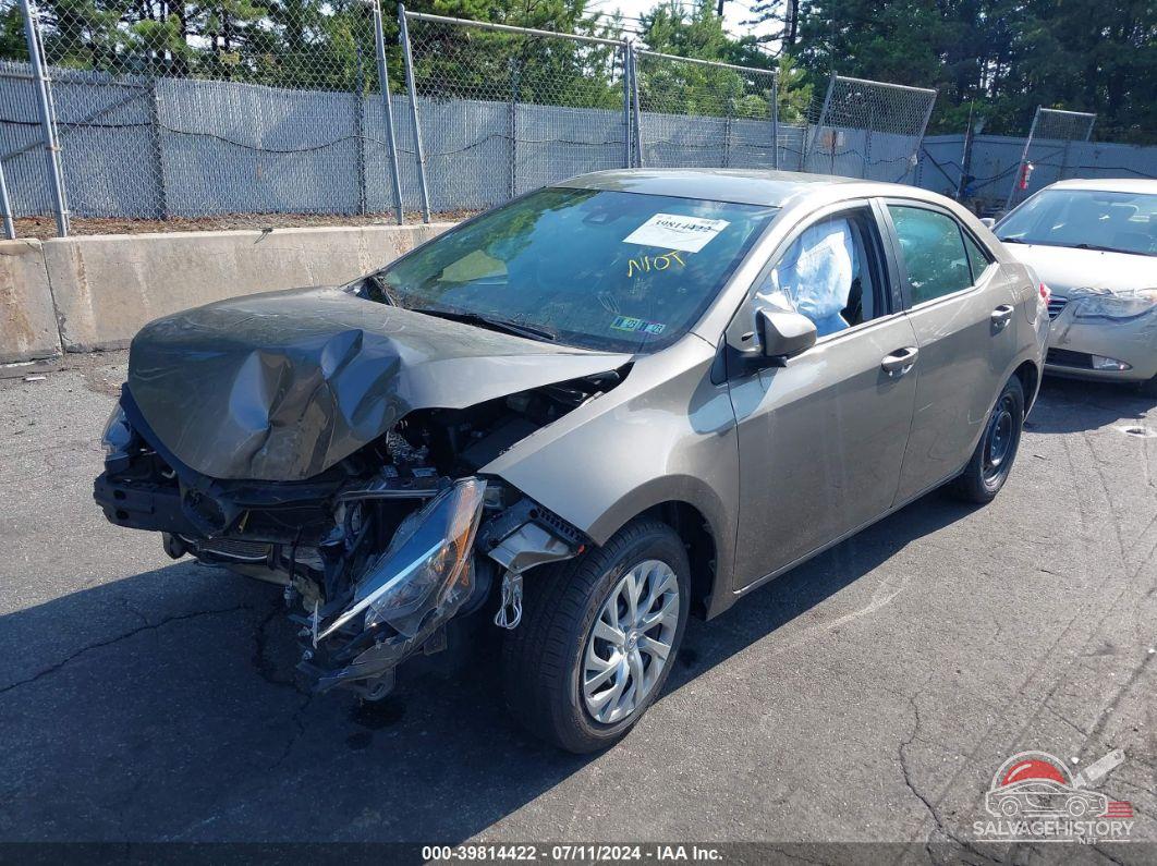 2T1BURHE7KC162685 2019 TOYOTA COROLLA photo no. 2