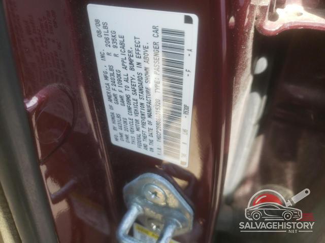 1HGCP26809A015320 2009 HONDA ACCORD photo no. 13