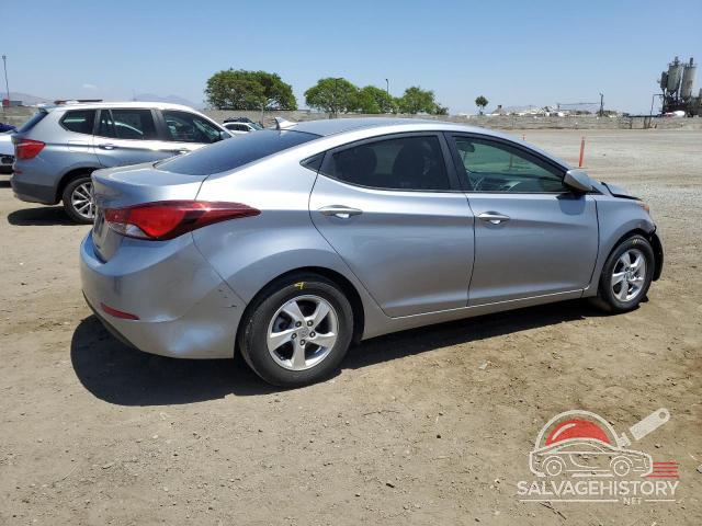 5NPDH4AE6FH627597 2015 HYUNDAI ELANTRA photo no. 3