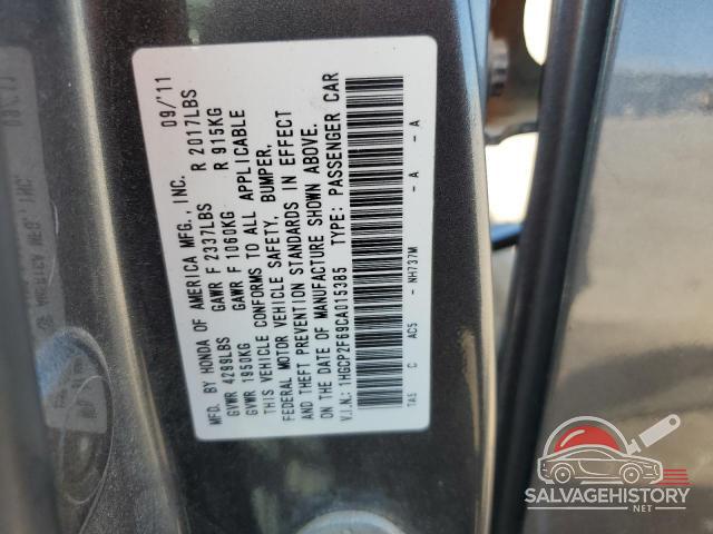 1HGCP2F69CA015385 2012 HONDA ACCORD photo no. 12