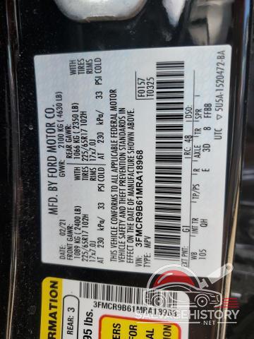 3FMCR9B61MRA18968 2021 FORD BRONCO photo no. 13