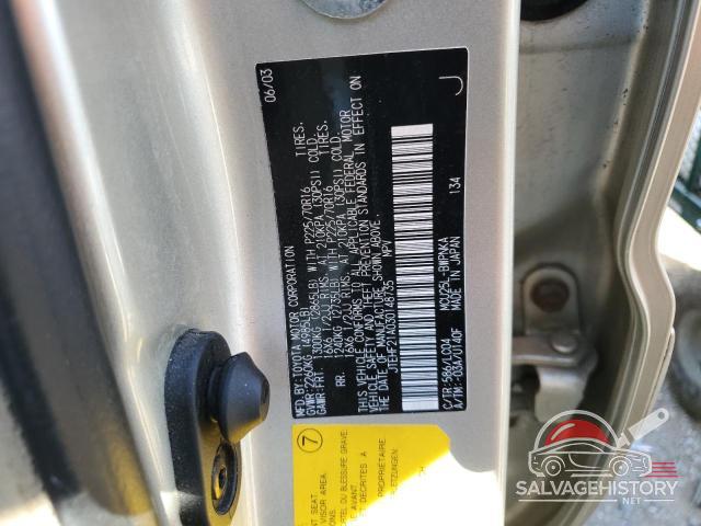 JTEHF21A030148735 2003 TOYOTA HIGHLANDER photo no. 13