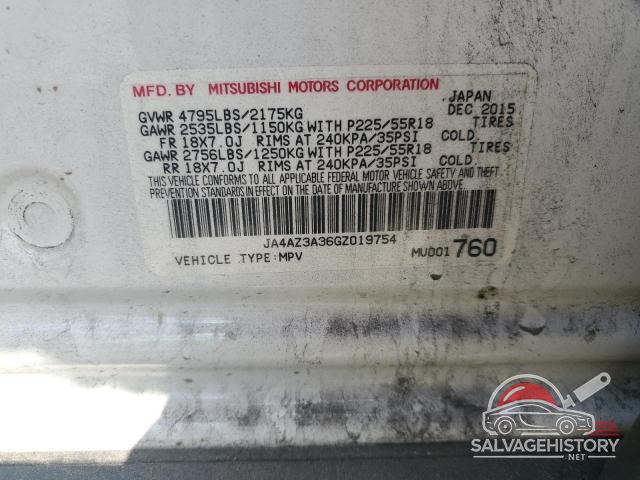 JA4AZ3A36GZ019754 2016 MITSUBISHI OUTLANDER photo no. 13