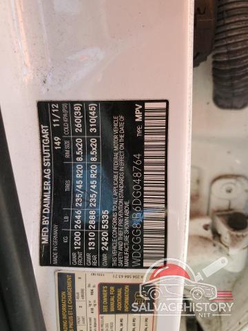WDCGG8JB6DG048764 2013 MERCEDES-BENZ GLK-CLASS photo no. 13