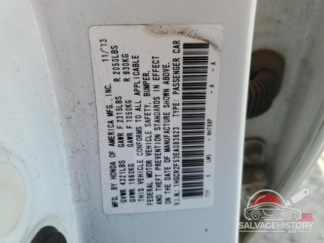 1HGCR2F53EA083623 2014 HONDA ACCORD photo no. 12