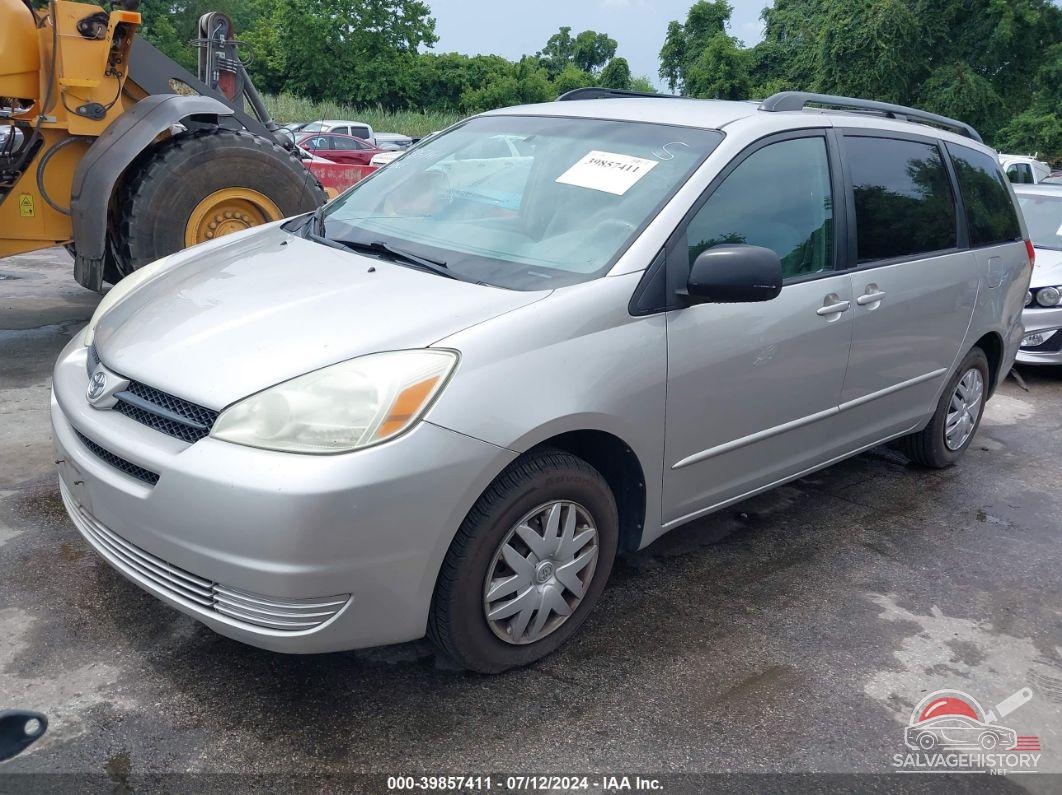 5TDZA23C64S131328 2004 TOYOTA SIENNA photo no. 2