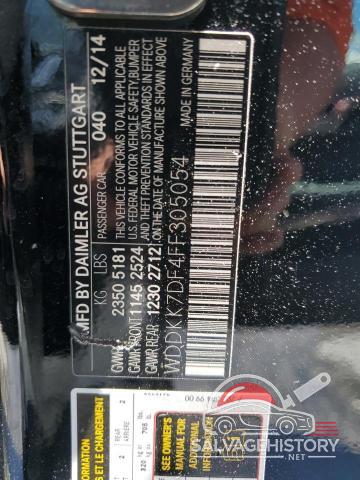 WDDKK7DF4FF305054 2015 MERCEDES-BENZ E-CLASS photo no. 12