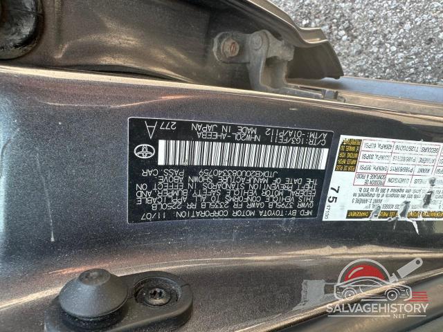 JTDKB20U083340759 2008 TOYOTA PRIUS photo no. 10