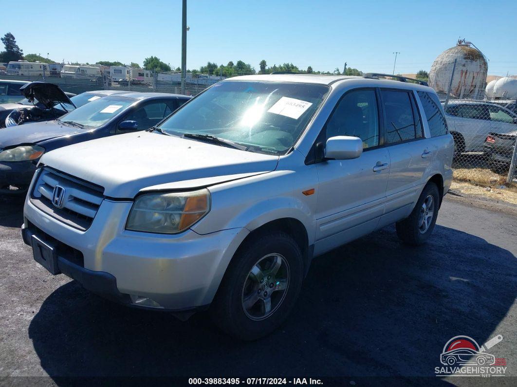 2HKYF18756H556583 2006 HONDA PILOT photo no. 2