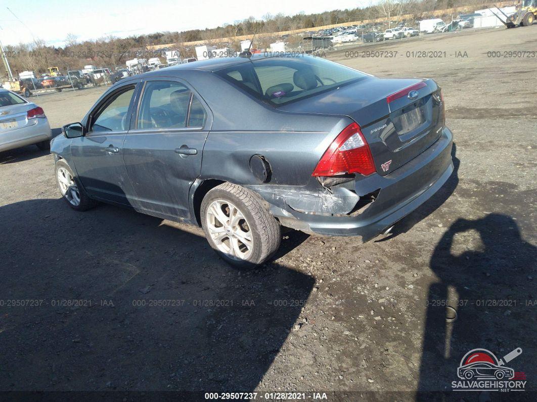 3FAHP0HGXCR216402 2012 FORD FUSION photo no. 3
