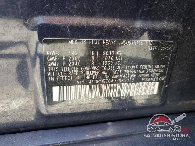 4S3BMBC68D3032272 2013 SUBARU LEGACY photo no. 12