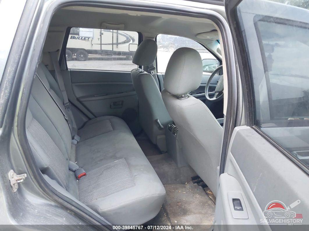 1J8GR48K57C587833 2007 JEEP GRAND CHEROKEE photo no. 8
