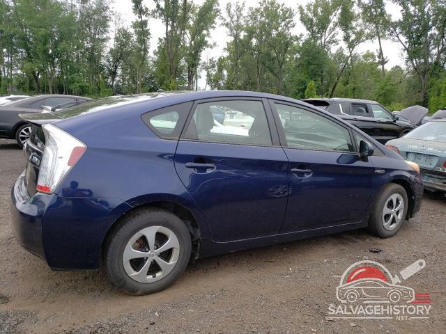 JTDKN3DU0D0338884 2013 TOYOTA PRIUS photo no. 3