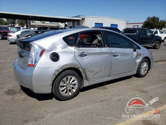 JTDKN3DP5C3024543 2012 TOYOTA PRIUS photo no. 3