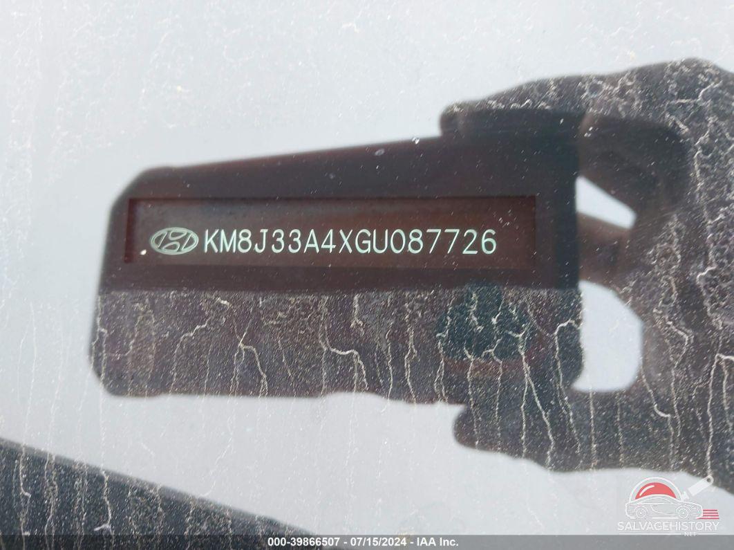 KM8J33A4XGU087726 2016 HYUNDAI TUCSON photo no. 9