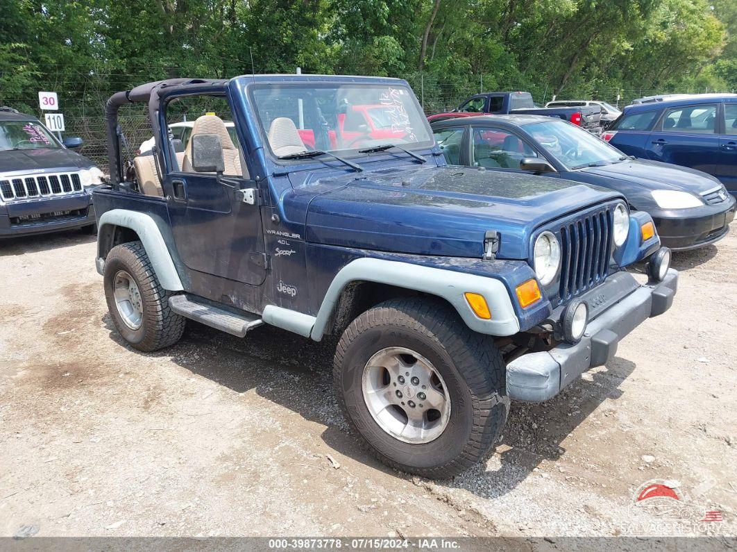 1J4FA49S0YP791081 2000 JEEP WRANGLER / TJ photo no. 1