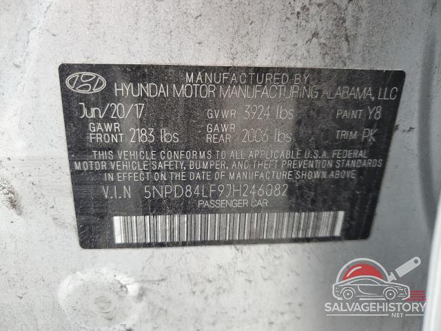 5NPD84LF9JH246082 2018 HYUNDAI ELANTRA photo no. 13