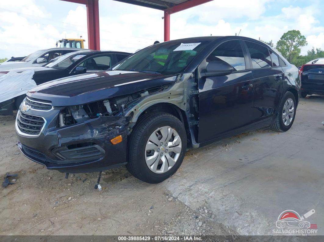 1G1PC5SH7G7219926 2016 CHEVROLET CRUZE LIMITED photo no. 2