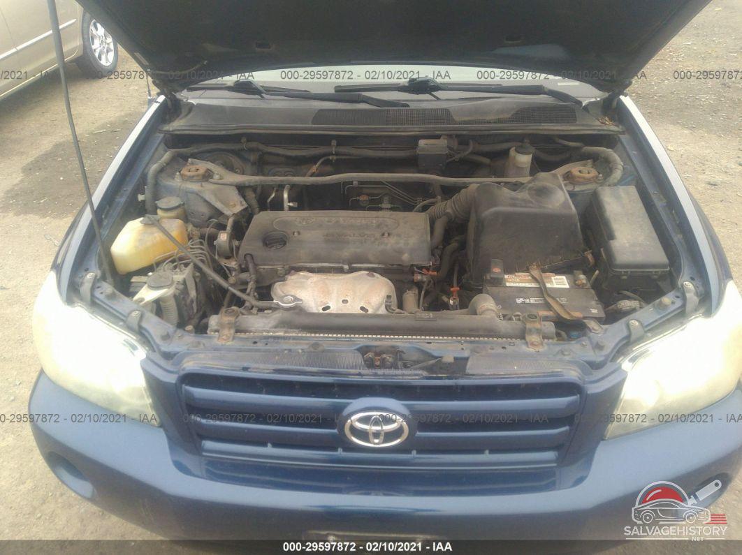 JTEGD21A050121958 2005 TOYOTA HIGHLANDER photo no. 10