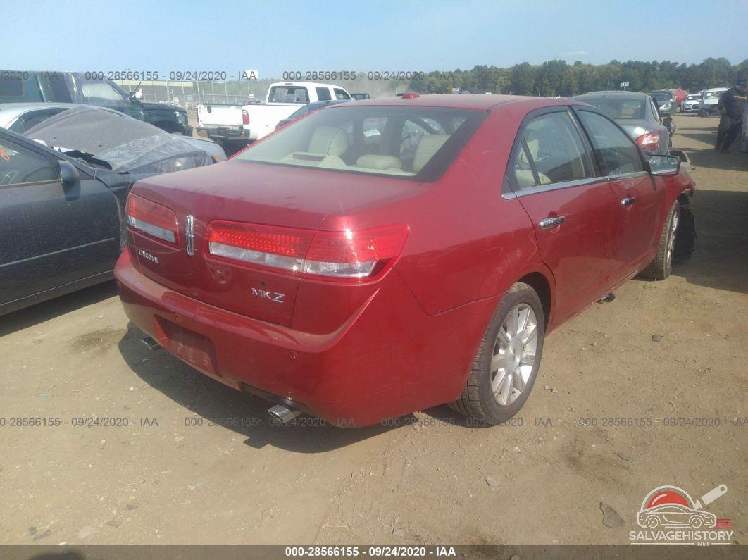 3LNHL2GC6BR773818 2011 LINCOLN MKZ photo no. 4