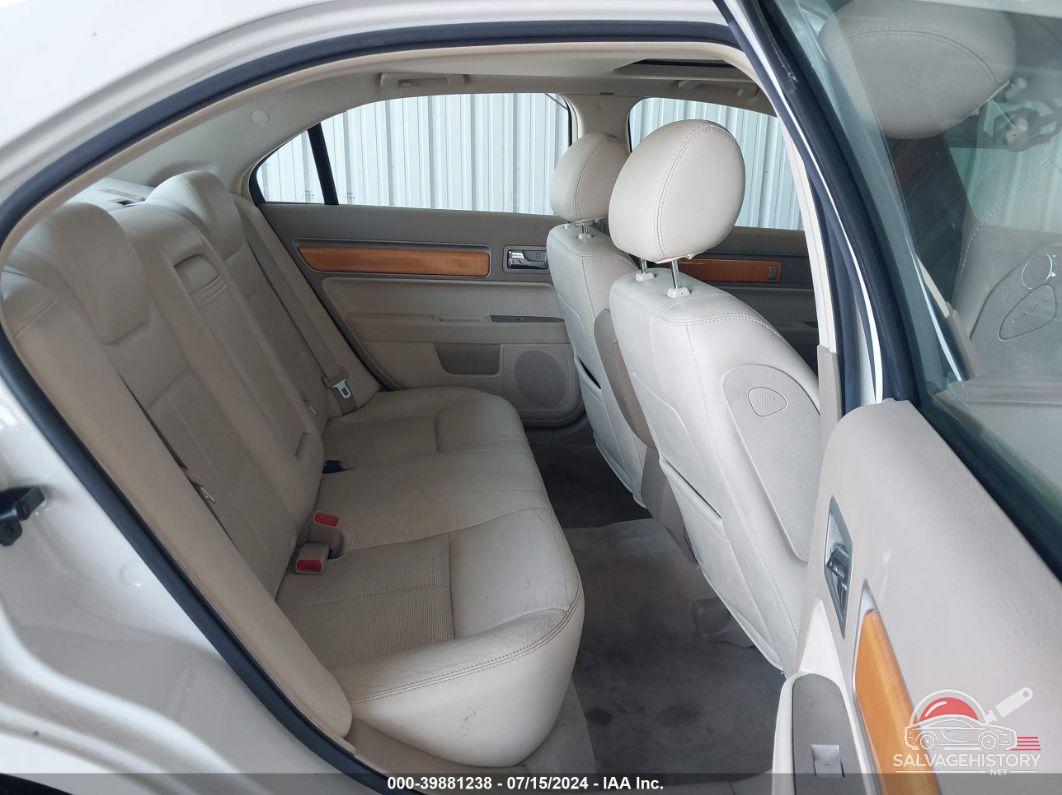 3LNHM28T48R640611 2008 LINCOLN MKZ photo no. 8