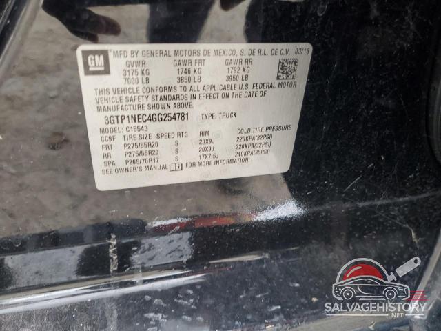 3GTP1NEC4GG254781 2016 GMC SIERRA photo no. 13