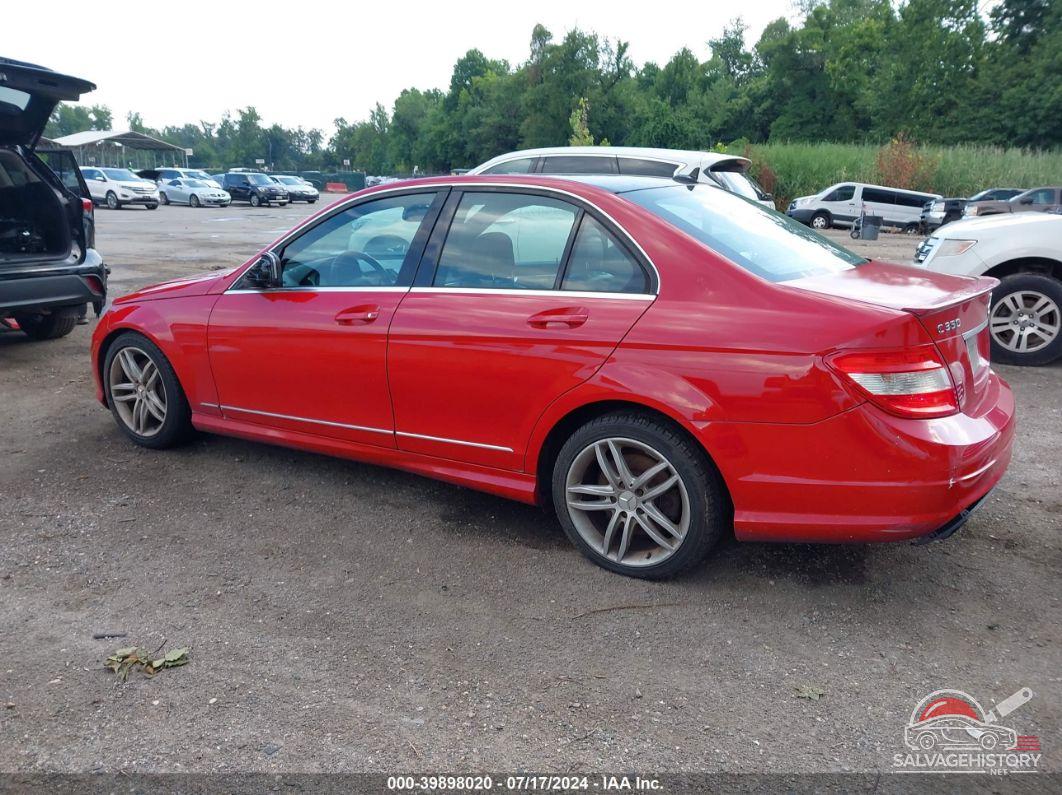 WDDGF56X28R019306 2008 MERCEDES-BENZ C 350 photo no. 3